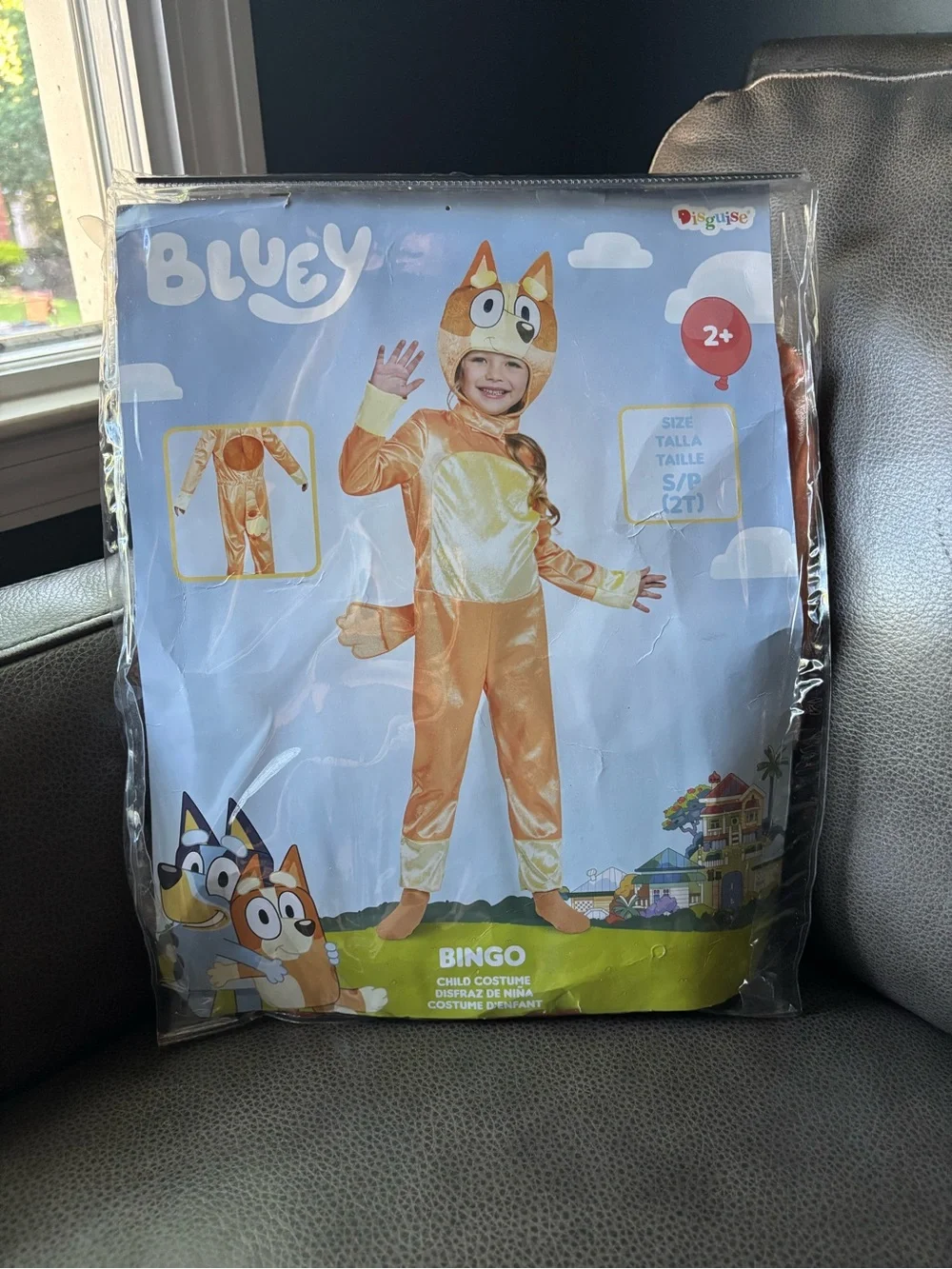 Disguise Bluey Orange and Cream Bingo Kids Halloween Costume 2T